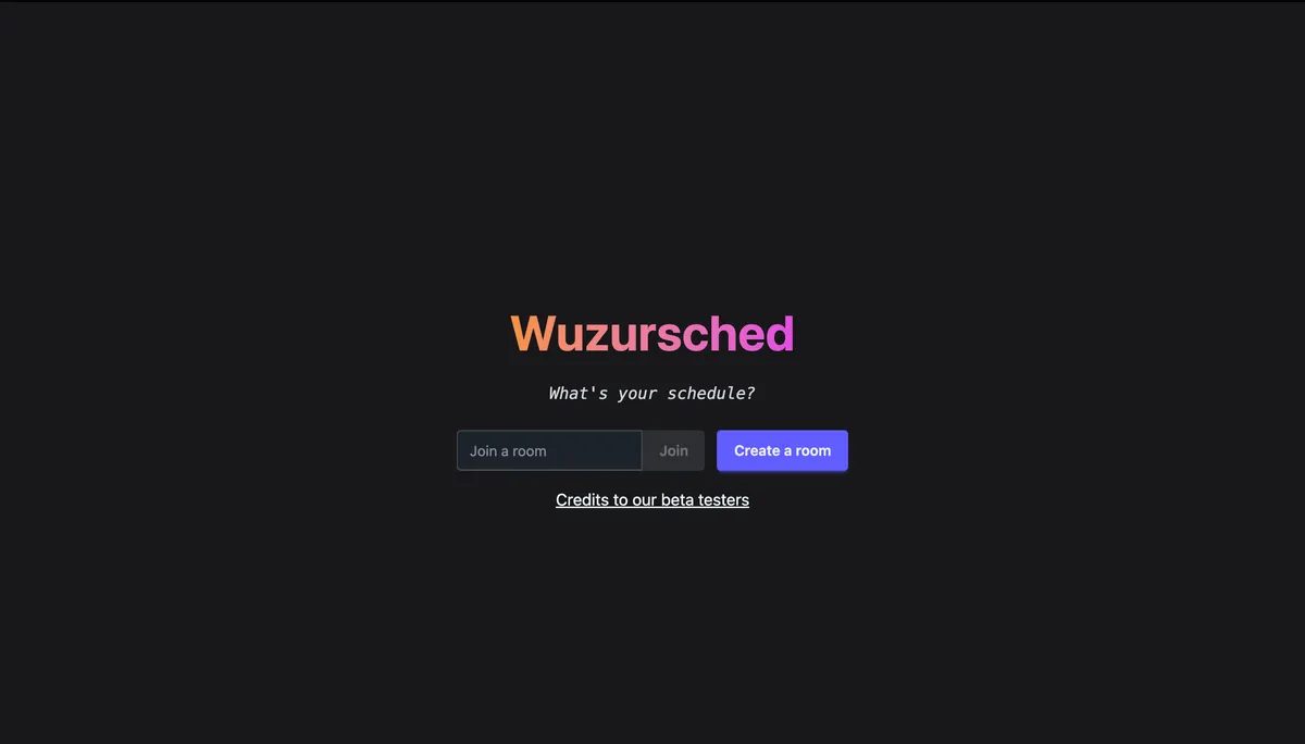 wuzursched screenshot